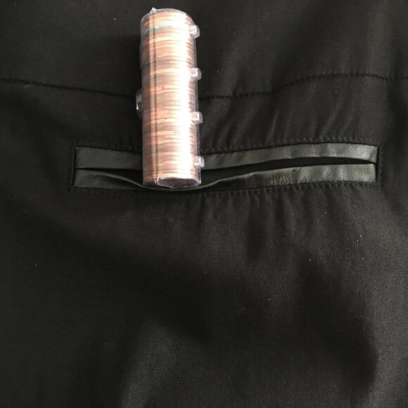 [Denver Hayes] Black False Pocket Dress Capris | 12 | Great - Picture 11 of 14